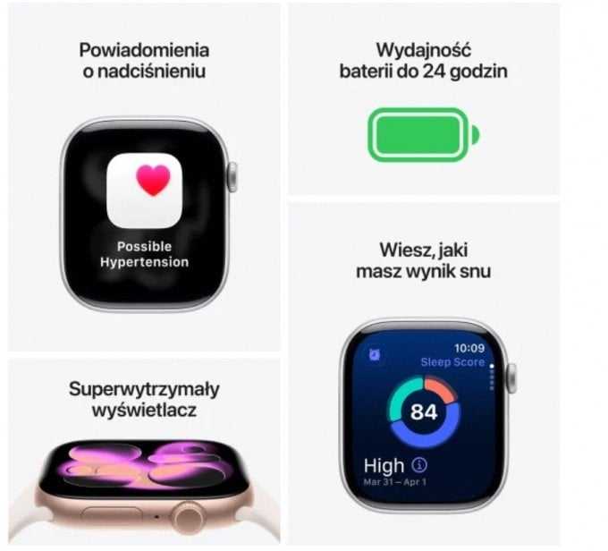 Išmanusis laikrodis Apple „Watch Series 11 GPS + Cellular“, 42 mm, kosminės pilkos spalvos aliuminio korpusas su juodu sportiniu dirželiu – S/M