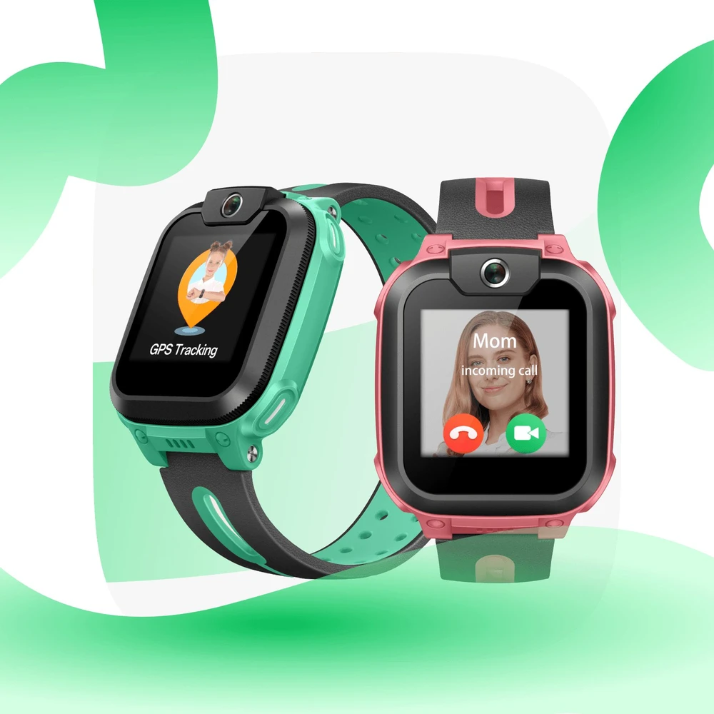 Išmanusis laikrodis imoo Z1 Juodai-žalia (Watch Phone Z1 žalias)