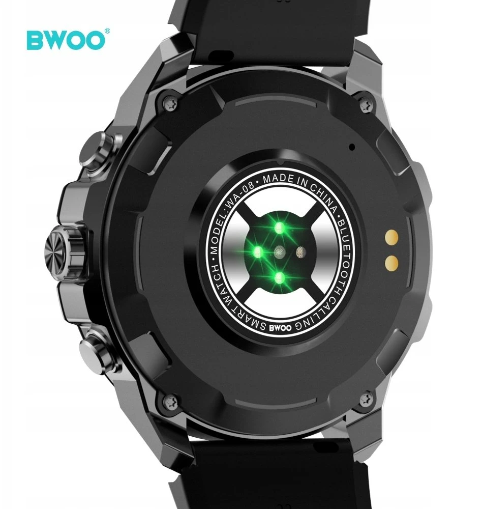 BWOO išmanusis laikrodis WA-08 1.43” AMOLED juodas