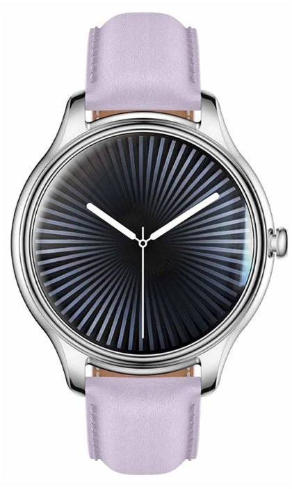 Išmanusis laikrodis COLMI L28 Smart Watch (sidabrinis-violetinė + violetinė leather strap)