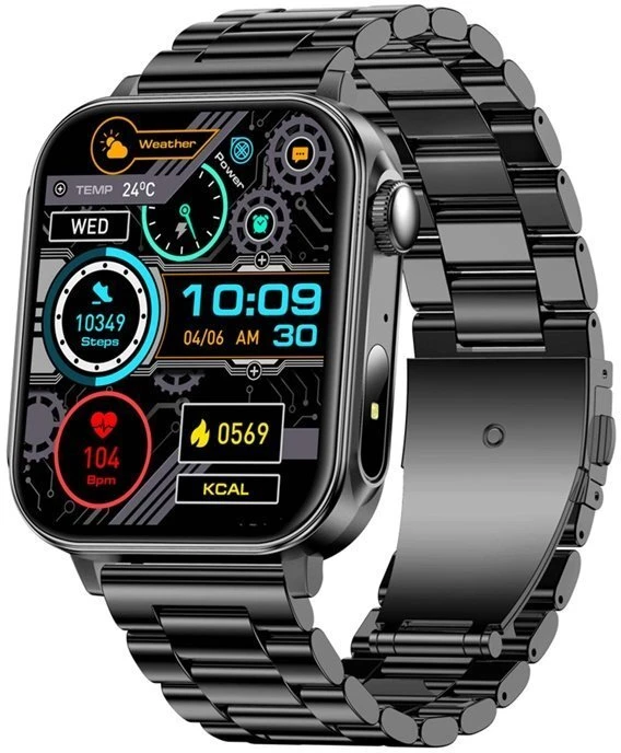 Išmanusis laikrodis Colmi P80 smartwatch (steel juodas)