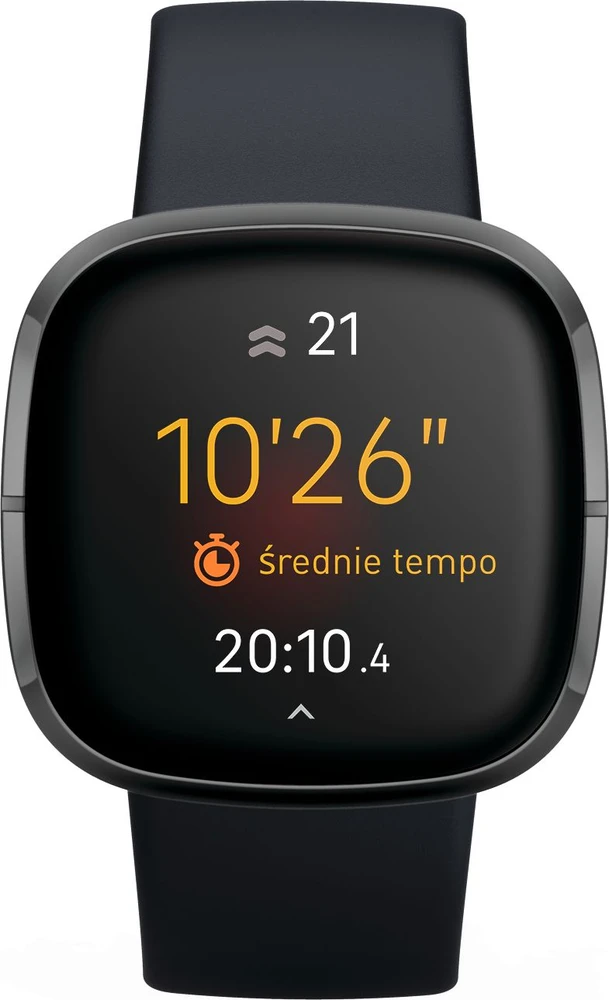 Išmanusis laikrodis Fitbit Sense, Juodas