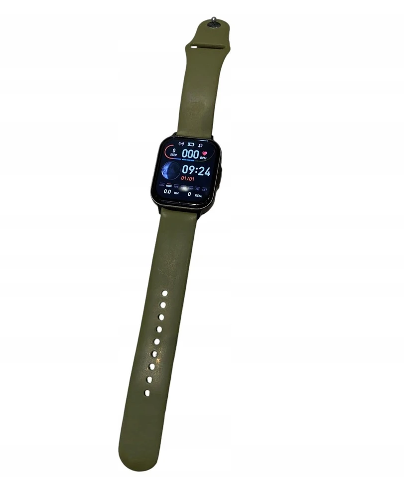 Gepardwatches Rožinė Išmanusis laikrodis Forever SW-115 lite square SPACE GRAY/Rožinis