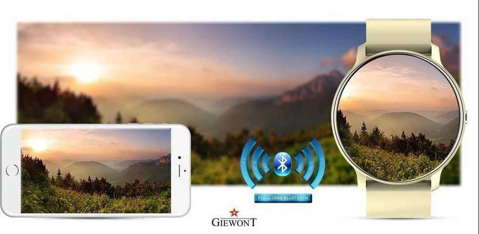 Išmanusis laikrodis Giewont GW120-6 Ecru, Smėlio spalvos