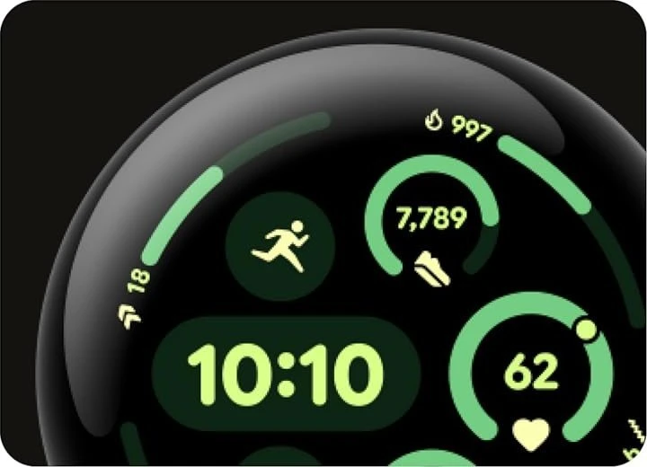 Išmanusis laikrodis Išmausis laikrodis Google Pixel Watch 3 45mm BT – Obsidian Juodas