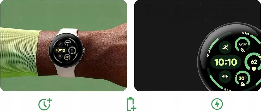Išmanusis laikrodis Išmausis laikrodis Google Pixel Watch 3 45mm BT – Obsidian Juodas