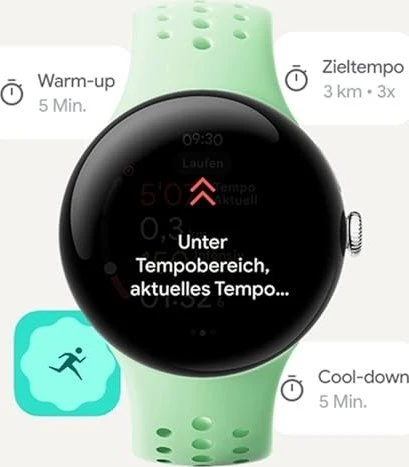 Išmanusis laikrodis Išmausis laikrodis Google Pixel Watch 3 45mm BT – Obsidian Juodas