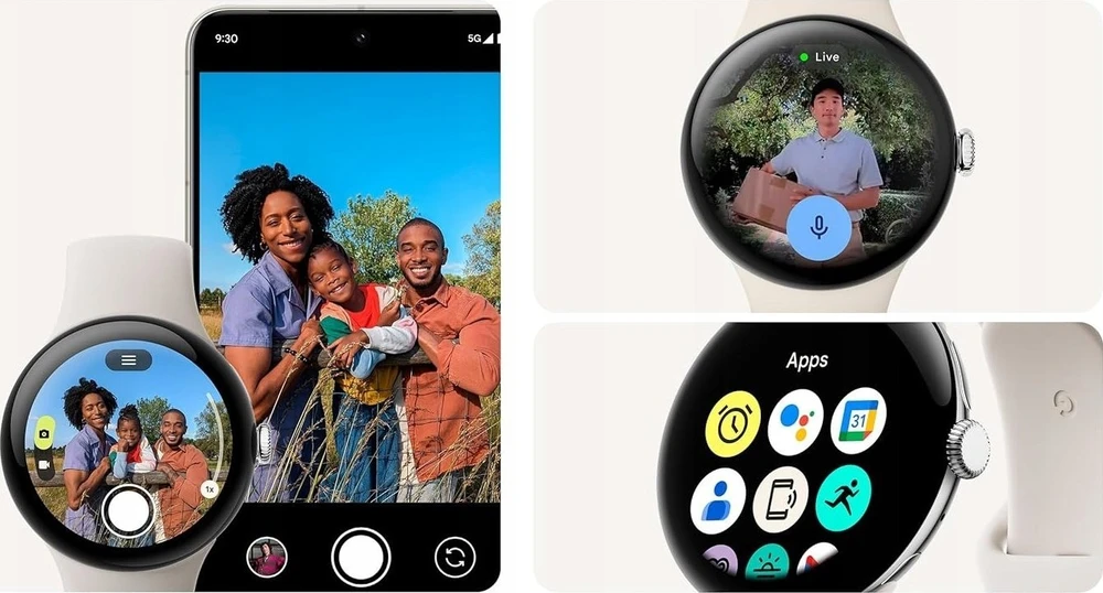 Išmanusis laikrodis Išmausis laikrodis Google Pixel Watch 3 45mm BT – Obsidian Juodas
