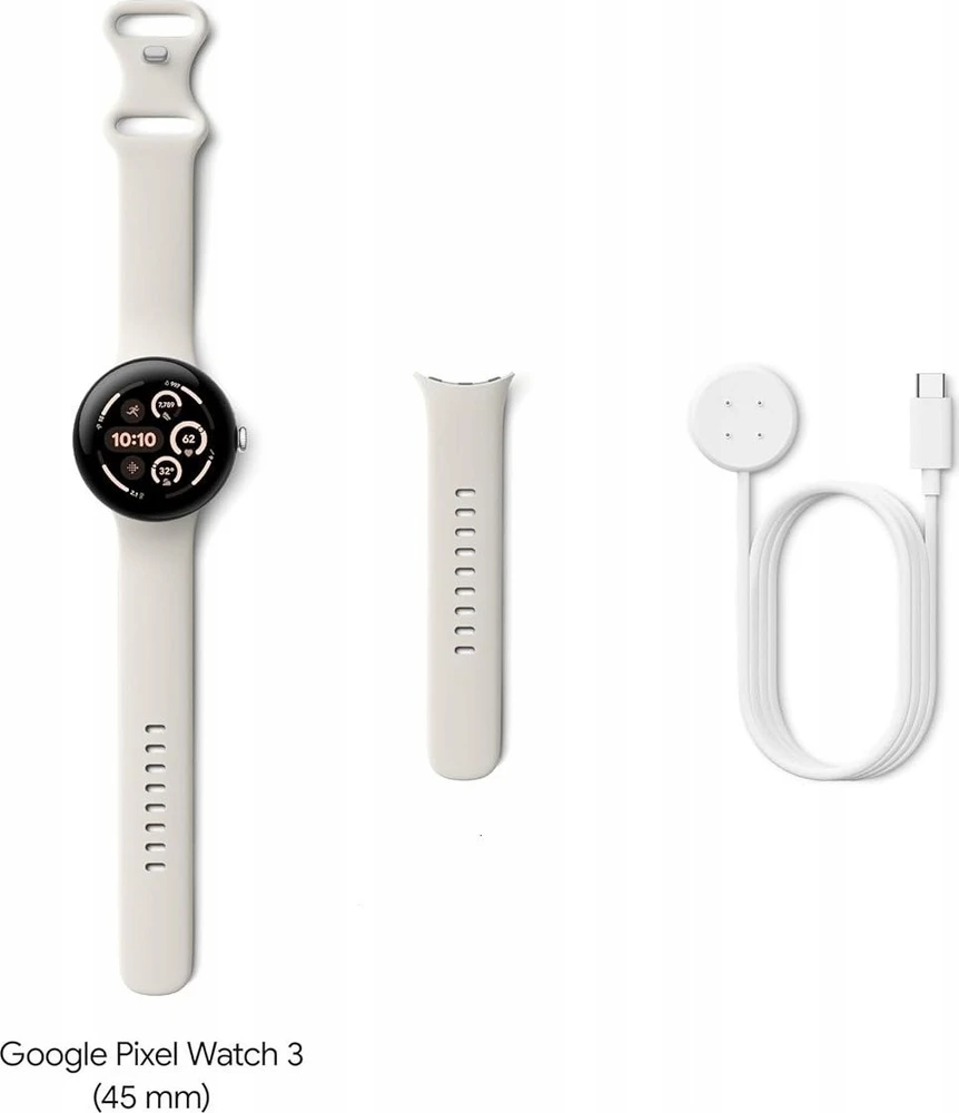 Išmanusis laikrodis Išmausis laikrodis Google Pixel Watch 3 45mm BT – Obsidian Juodas