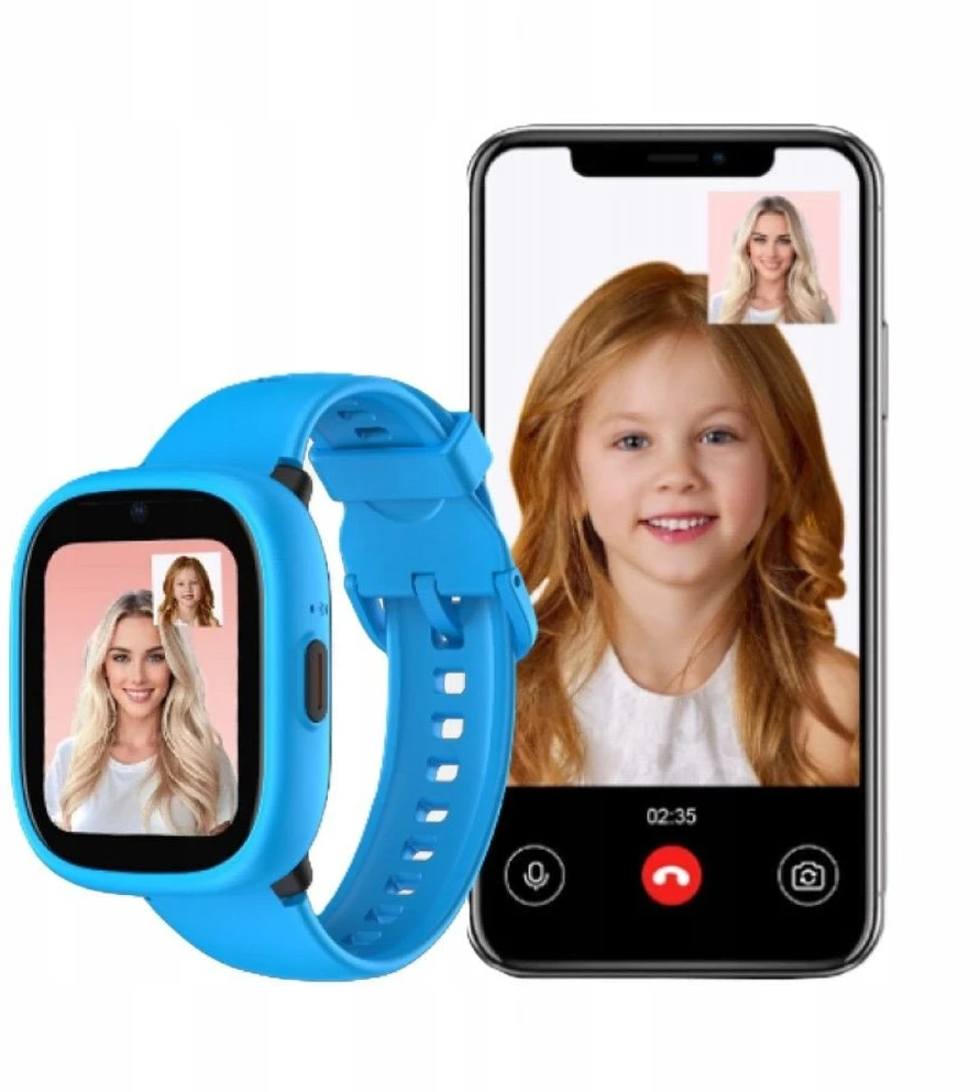 Išmanusis laikrodis KidoBoo K3 WatchMe GEN2 4G Mėlyna/Juodas (SB10608)