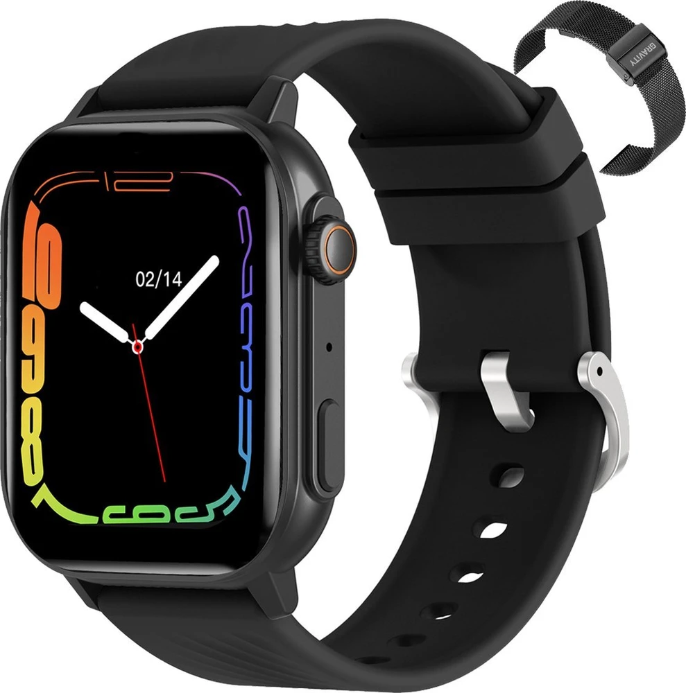 Išmanusis laikrodis UNISEX GRAVITY GT15-1 - ROZMOWY BLUETOOTH, DODATKOWY PASEK (sg029a)