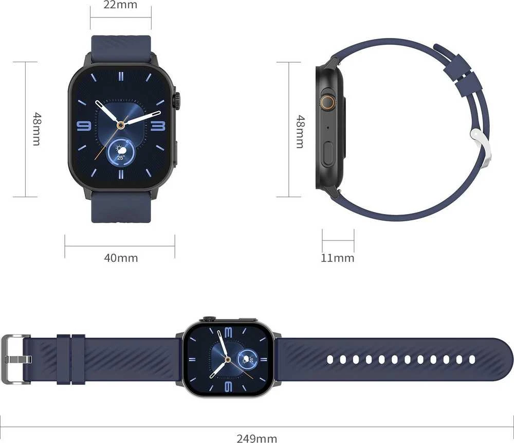 Išmanusis laikrodis UNISEX GRAVITY GT15-2 - BLUETOOTH CONNECTIONS, ADDITIONAL PASSAGE (sg029b)