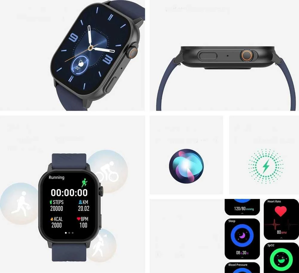 Išmanusis laikrodis UNISEX GRAVITY GT15-4 - ROZMOWY BLUETOOTH, DODATKOWY PASEK (sg029d)