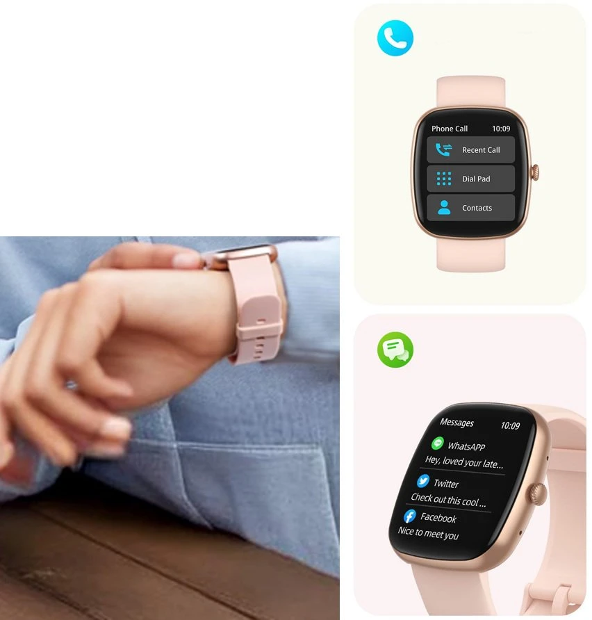 Išmanusis laikrodis UNISEX GRAVITY GT18-10 - BLUETOOTH POKALBIAI, PAPILDOMAS DIRŽELIS (sg036j)