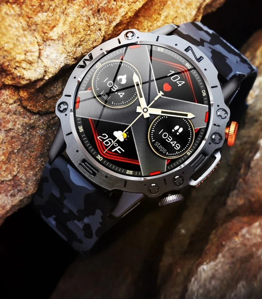 GRAVITY GT20-1 MEN'S Išmanusis laikrodis - AMOLED, ADDITIONAL BELT (sg024a)