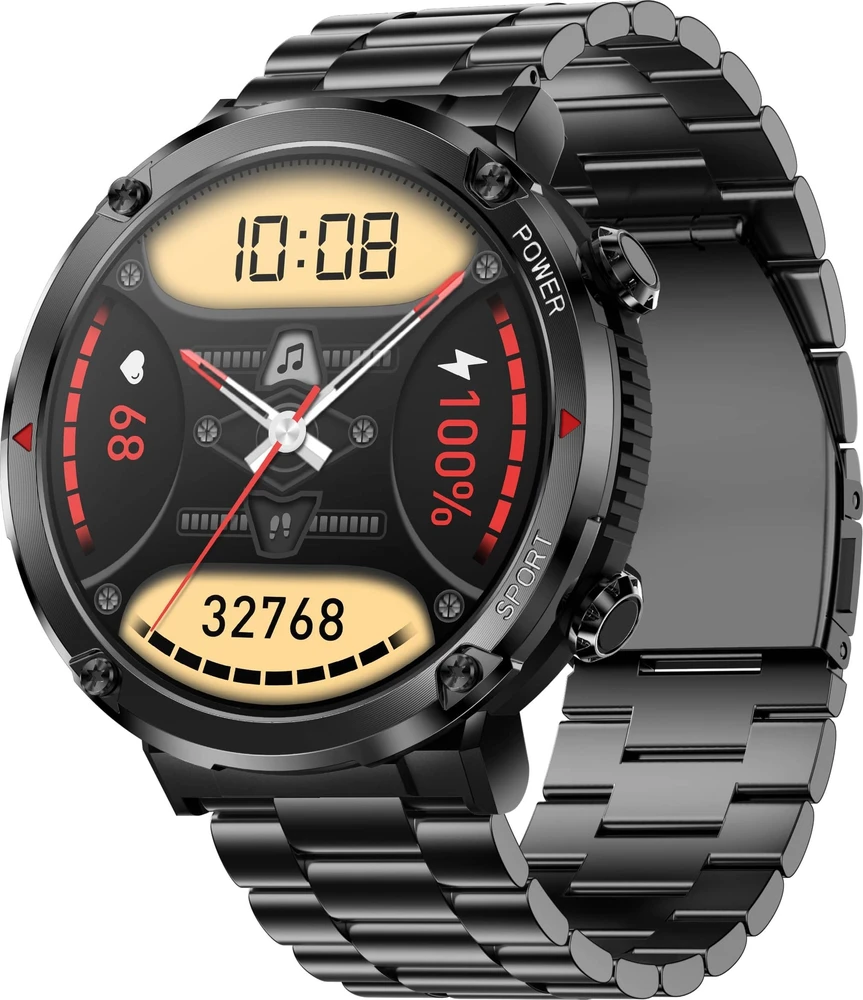 GRAVITY GT21-1 VYRIŠKAS Išmanusis laikrodis - BLUETOOTH CALL, PAPILDOMAS DIRŽAS (sg025a)