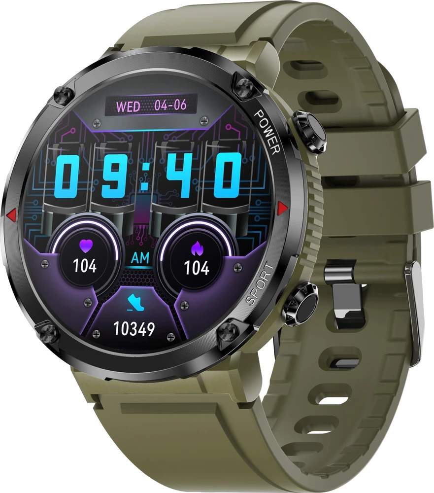 Išmanusis laikrodis MĘSKI GRAVITY GT21-7 - BLUETOOTH CALL, DODATKOWY PASEK (sg025g)