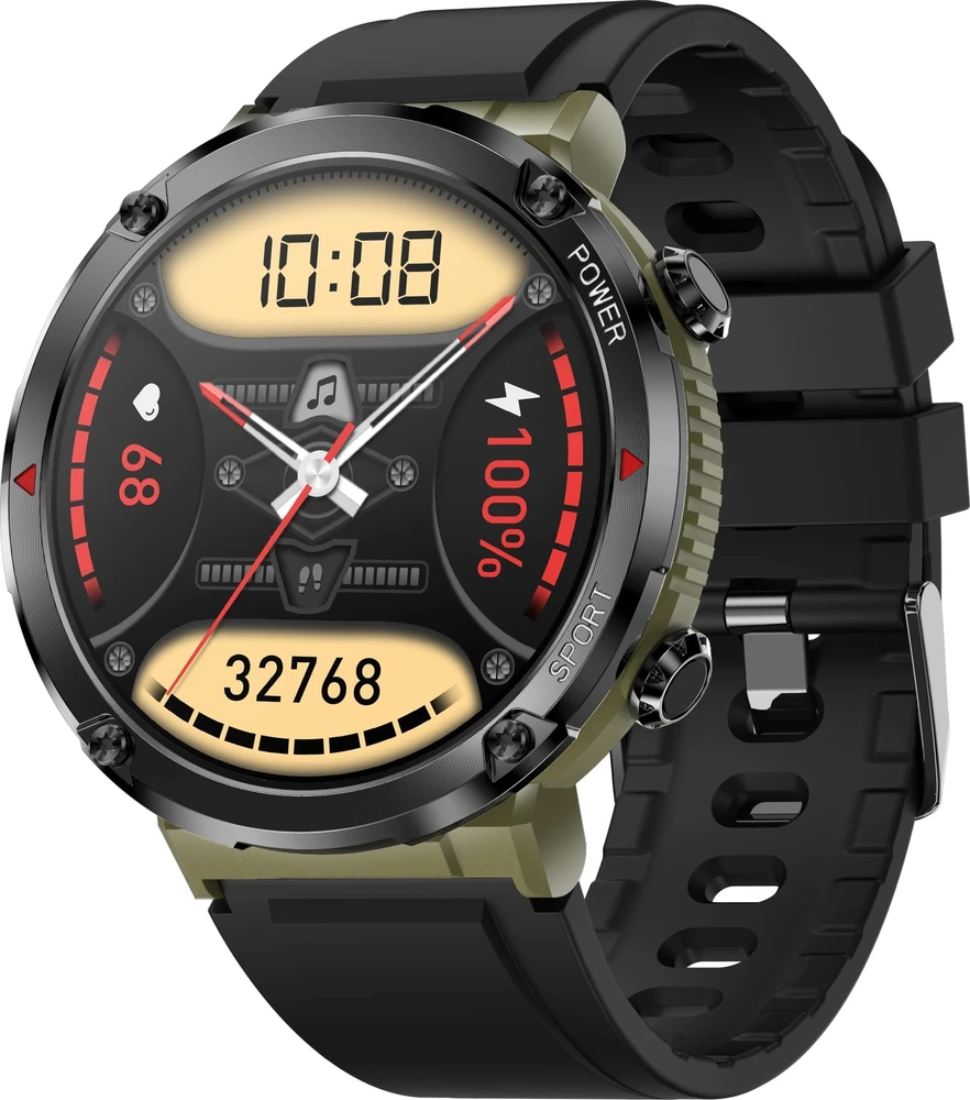 Išmanusis laikrodis MĘSKI GRAVITY GT21-7 - BLUETOOTH CALL, DODATKOWY PASEK (sg025g)