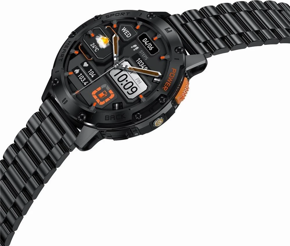 GRAVITY GT22-1 MEN'S Išmanusis laikrodis - AMOLED, ADDITIONAL BELT (sg030a)
