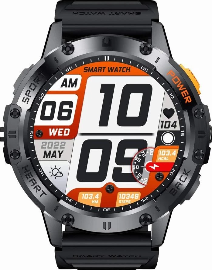 GRAVITY GT22-1 MEN'S Išmanusis laikrodis - AMOLED, ADDITIONAL BELT (sg030a)