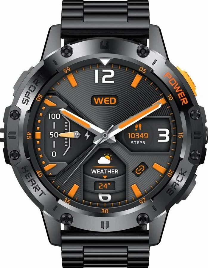 GRAVITY GT22-1 MEN'S Išmanusis laikrodis - AMOLED, ADDITIONAL BELT (sg030a)