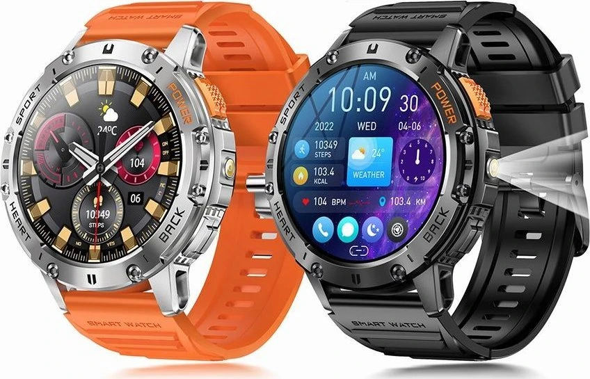 GRAVITY GT22-2 MEN'S Išmanusis laikrodis - AMOLED, ADDITIONAL BELT (sg030b)