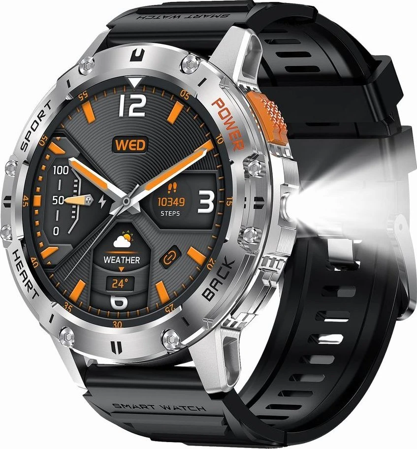 GRAVITY GT22-2 MEN'S Išmanusis laikrodis - AMOLED, ADDITIONAL BELT (sg030b)