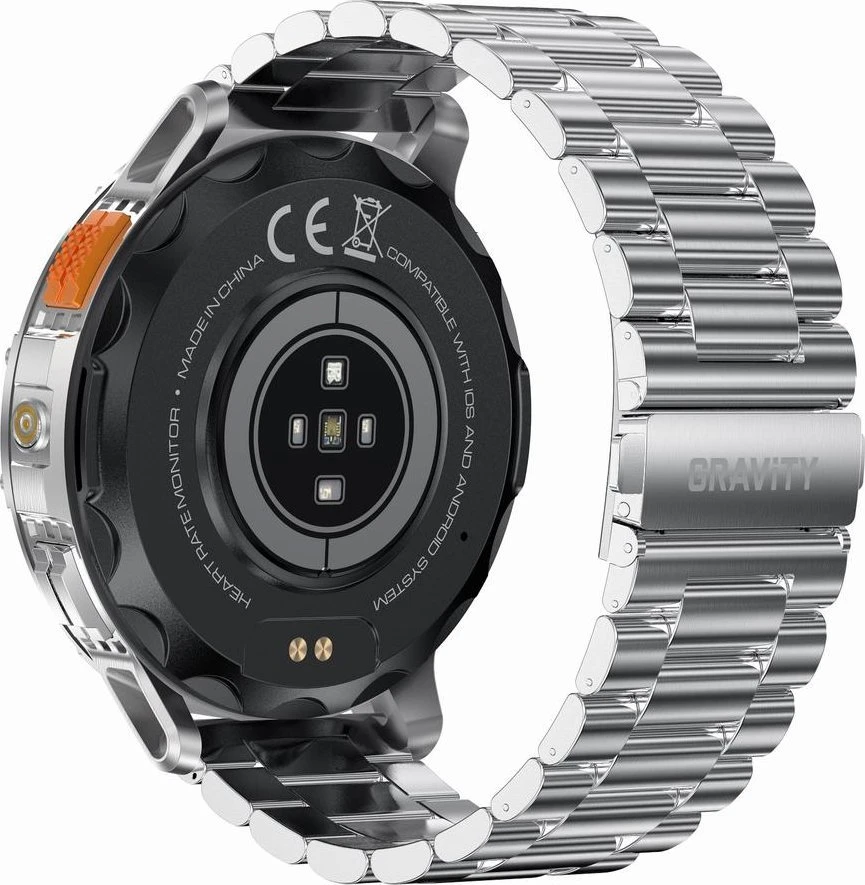 GRAVITY GT22-2 MEN'S Išmanusis laikrodis - AMOLED, ADDITIONAL BELT (sg030b)