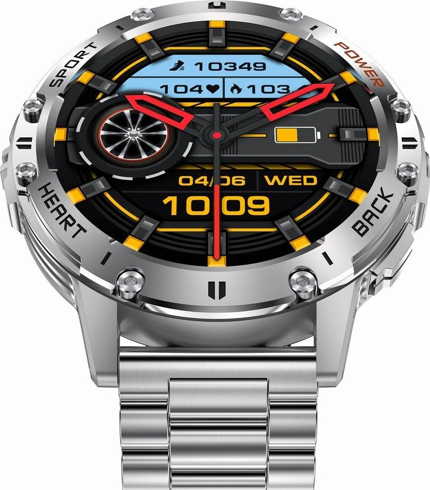 GRAVITY GT22-2 MEN'S Išmanusis laikrodis - AMOLED, ADDITIONAL BELT (sg030b)