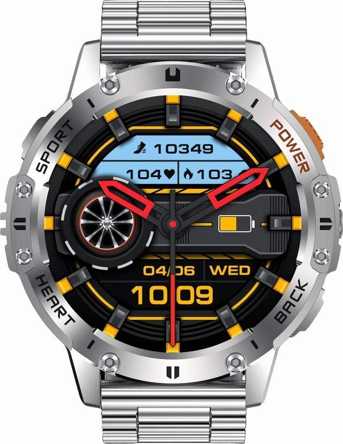 GRAVITY GT22-2 MEN'S Išmanusis laikrodis - AMOLED, ADDITIONAL BELT (sg030b)