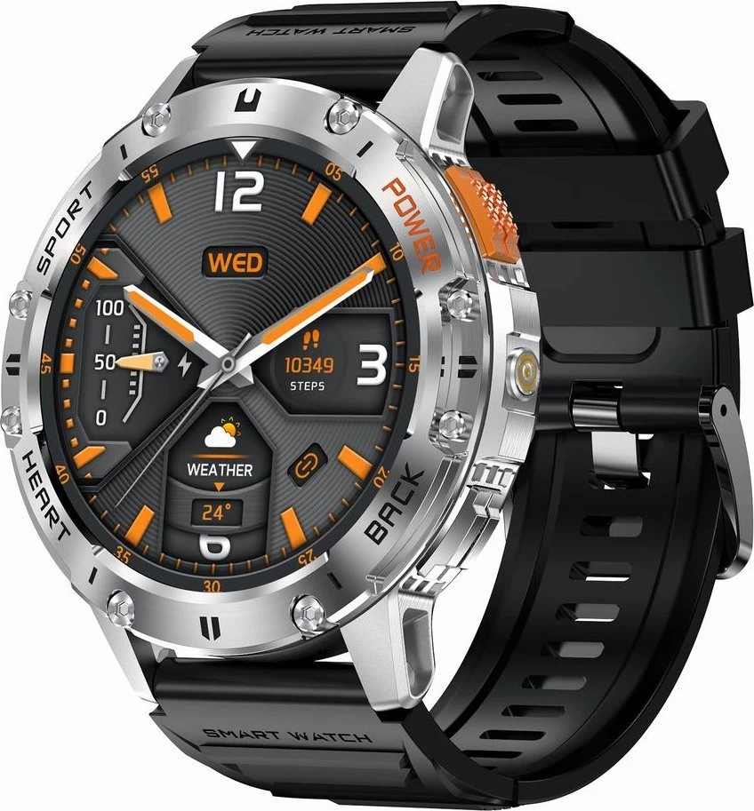 GRAVITY GT22-2 MEN'S Išmanusis laikrodis - AMOLED, ADDITIONAL BELT (sg030b)