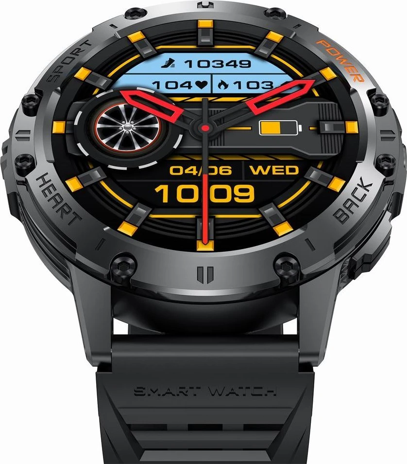 GRAVITY GT22-5 MEN'S Išmanusis laikrodis - AMOLED, ADDITIONAL BELT (sg030e)