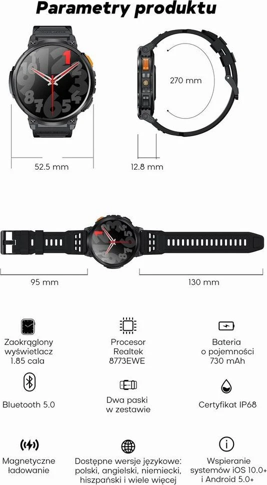 GRAVITY GT23-1 MEN'S Išmanusis laikrodis - TIMER, ADDITIONAL PASSAGE (sg031a)