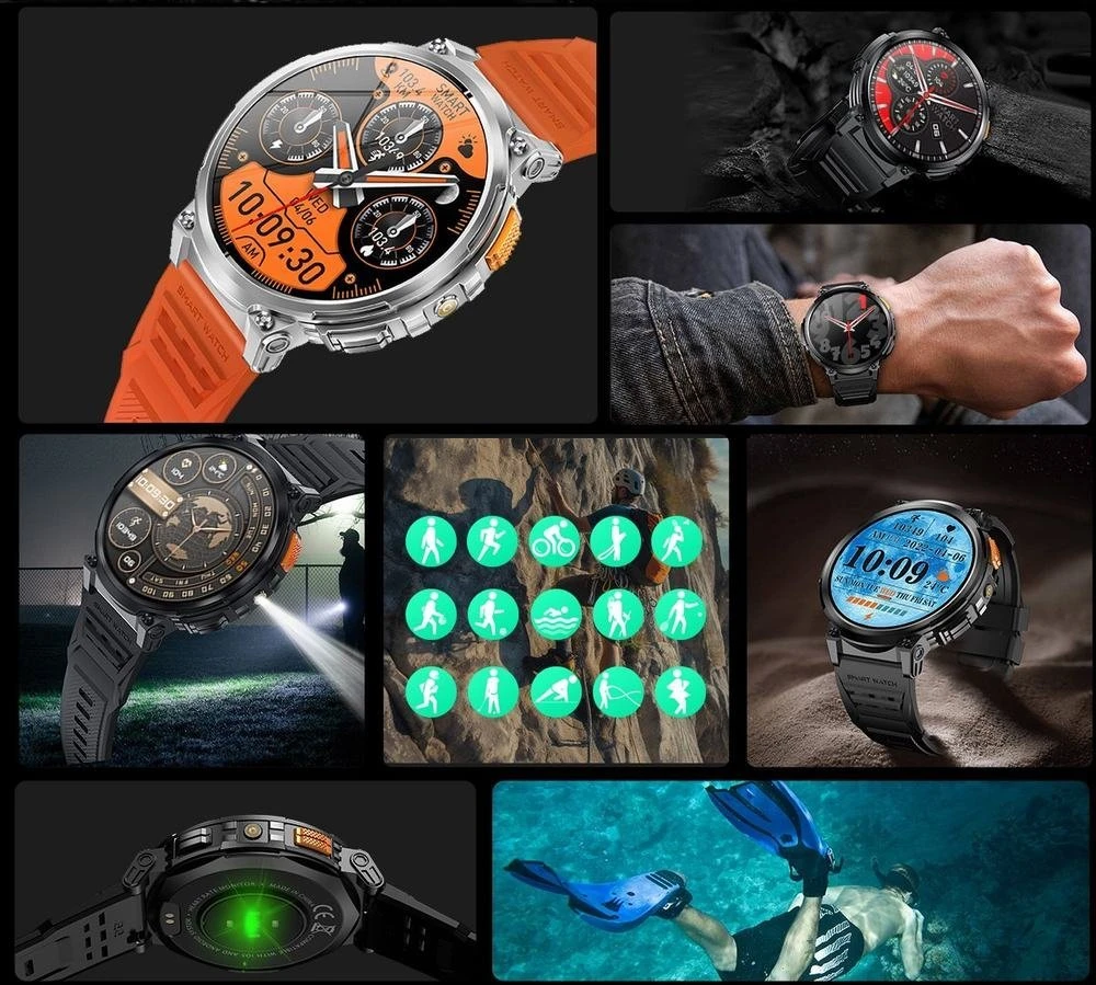 Išmanusis laikrodis MEN'S GRAVITY GT23-4 - TIMER, ADDITIONAL PASSAGE (sg031d)