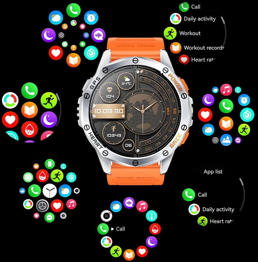GRAVITY GT24-1 MEN'S Išmanusis laikrodis - TIMER, ADDITIONAL PASSAGE (sg033a)