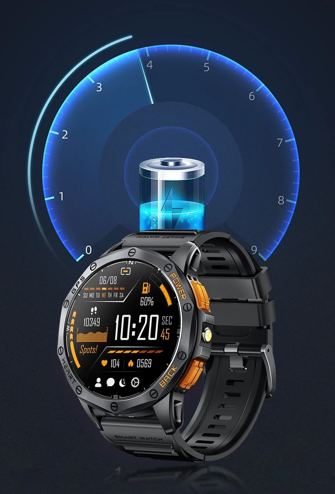 GRAVITY GT24-2 MEN'S Išmanusis laikrodis - TIMER, ADDITIONAL PASSAGE (sg033b)