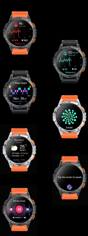 GRAVITY GT24-2 MEN'S Išmanusis laikrodis - TIMER, ADDITIONAL PASSAGE (sg033b)
