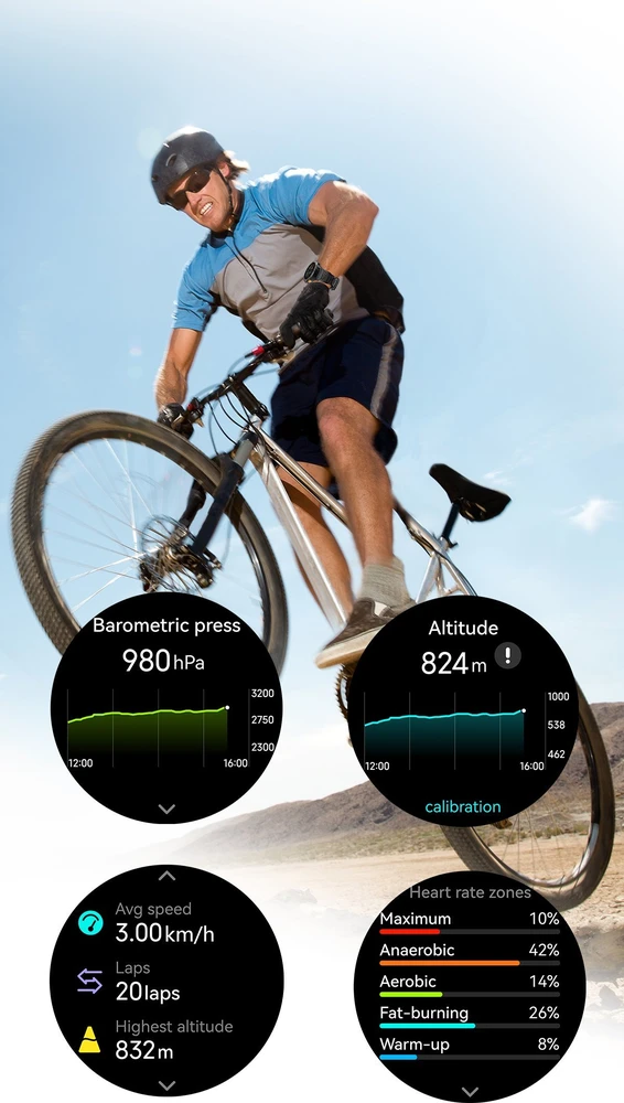 GRAVITY GT24-2 MEN'S Išmanusis laikrodis - TIMER, ADDITIONAL PASSAGE (sg033b)