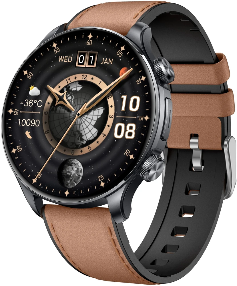 Išmanusis laikrodis MĘSKI GRAVITY GT35-1 - AMOLED, DODATKOWY PASEK (sg049a)