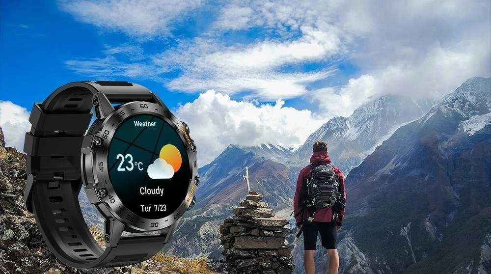 Išmanusis laikrodis Gravity GT9-2, Tamsaus sidabro spalvos