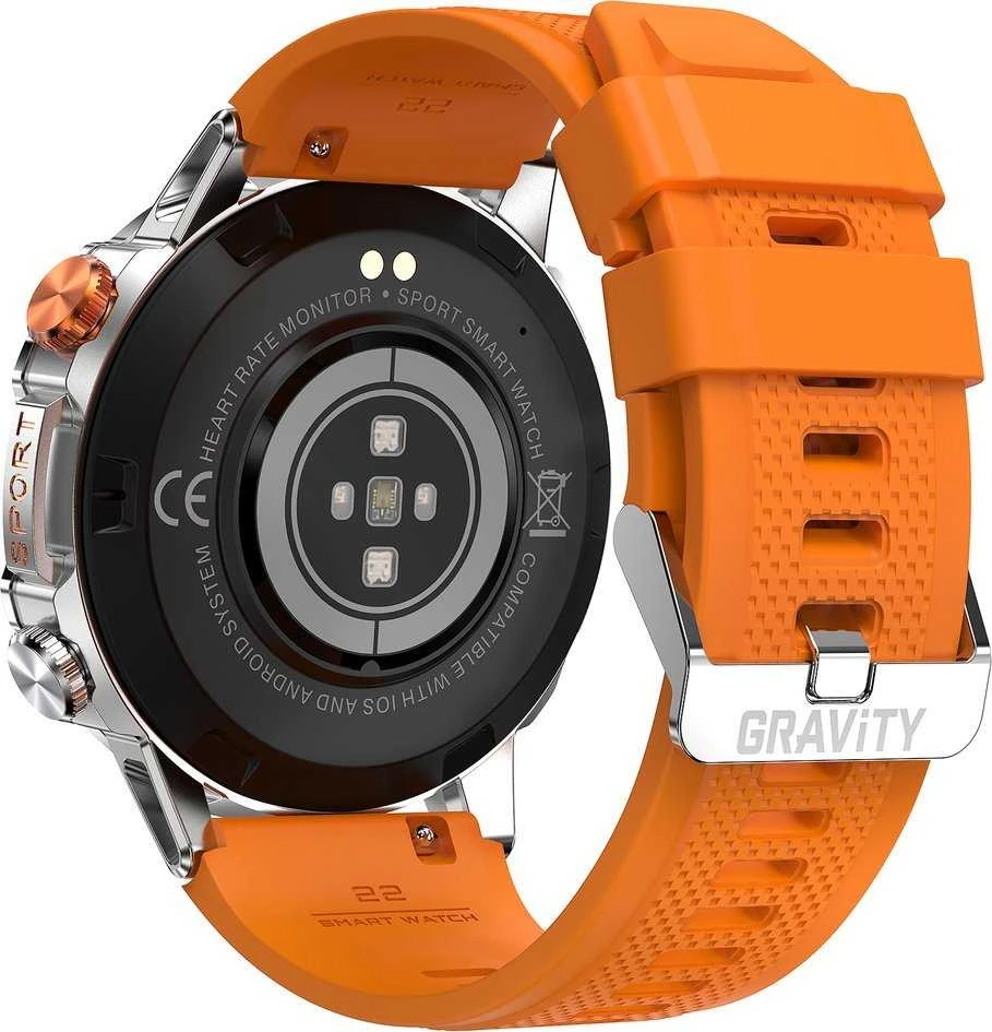 GRAVITY GT20-4 MEN'S Išmanusis laikrodis - AMOLED, ADDITIONAL BELT (sg024d)