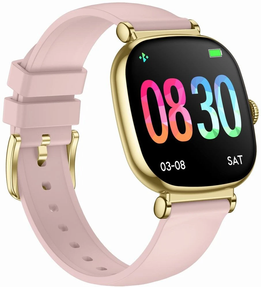 Išmanusis laikrodis DAMSKI GRAVITY GT32-1 - ROZMOWY BLUETOOTH, DODATKOWY PASEK (sg047a)