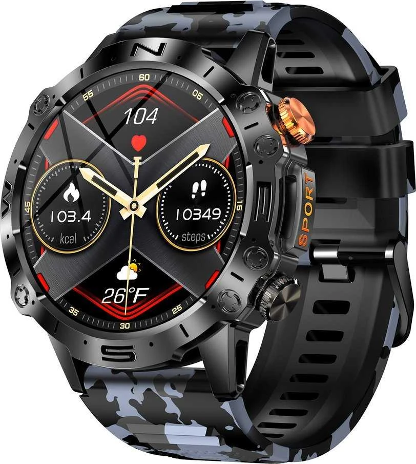 GRAVITY GT20-5 MEN S Išmanusis laikrodis - AMOLED, ADDITIONAL BELT (sg024e)