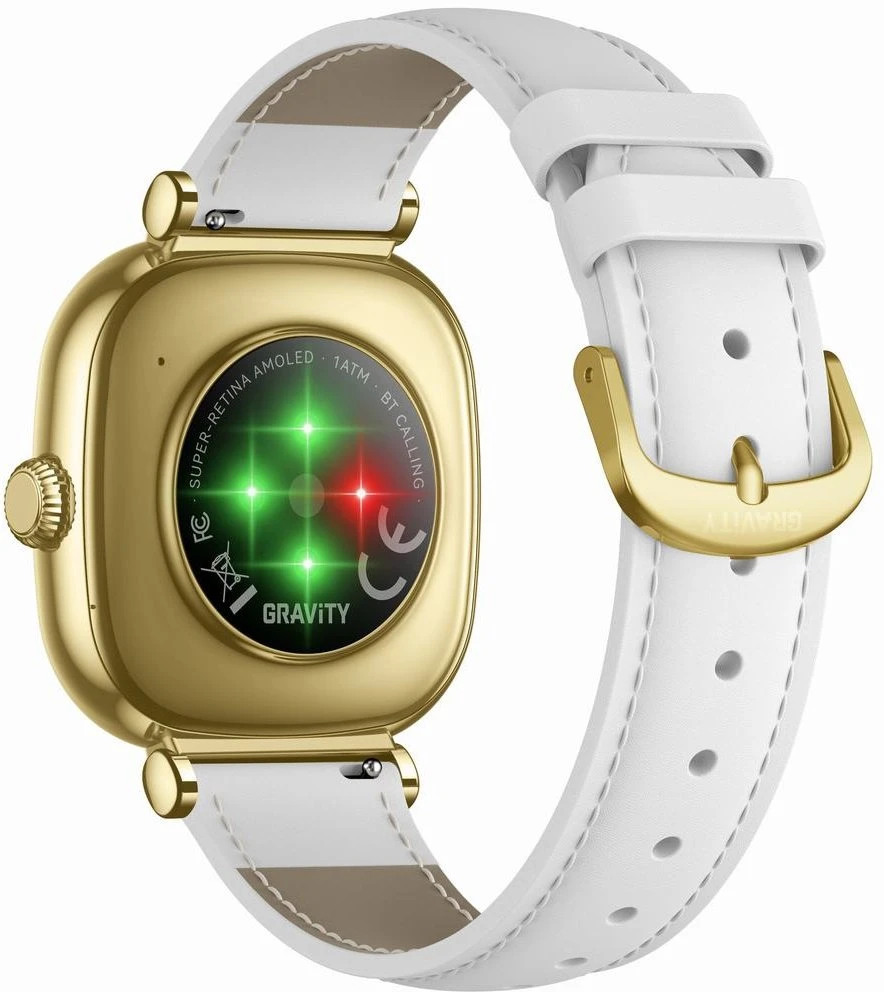 Išmanusis laikrodis DAMSKI GRAVITY GT32-2 - ROZMOWY BLUETOOTH, DODATKOWY PASEK (sg047b)