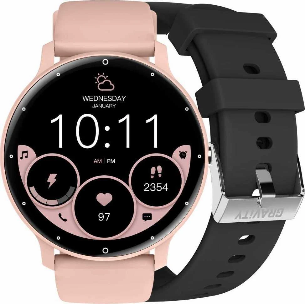 Išmanusis laikrodis UNISEX GRAVITY GT1-5 PRO - BLUETOOTH CONNECTIONS, ADDITIONAL PASSAGE (sg027e)