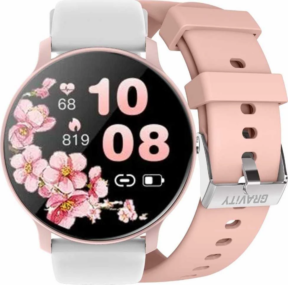 Išmanusis laikrodis UNISEX GRAVITY GT1-6 PRO - BLUETOOTH RYŠIAI, PAPILDOMAS PASAGE (sg027f)