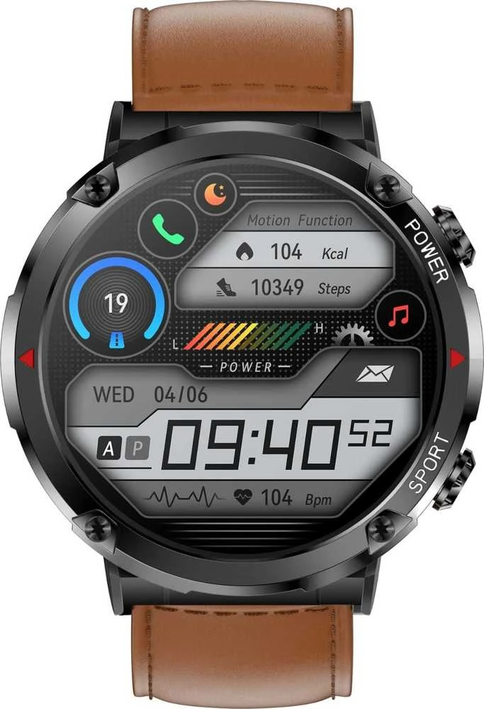 GRAVITY GT21-4 MEN S Išmanusis laikrodis - BLUETOOTH CALL, ADJUSTABLE BELT (sg025d)