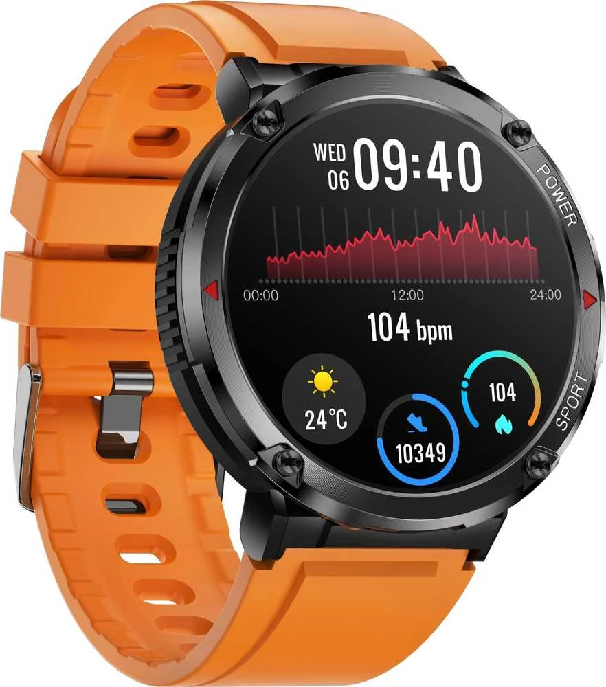 Išmanusis laikrodis MĘSKI GRAVITY GT21-2 - BLUETOOTH CALL, DODATKOWY PASEK (sg025b)
