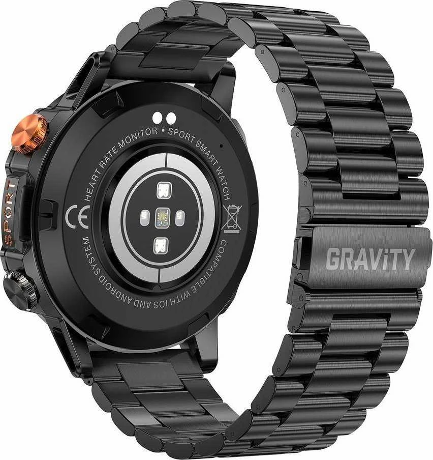 GRAVITY GT20-1 MEN'S Išmanusis laikrodis - AMOLED, ADDITIONAL BELT (sg024a)