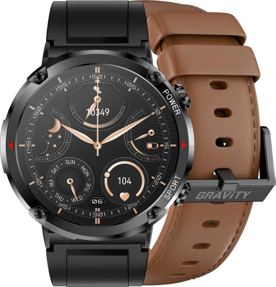 GRAVITY GT21-4 MEN S Išmanusis laikrodis - BLUETOOTH CALL, ADJUSTABLE BELT (sg025d)